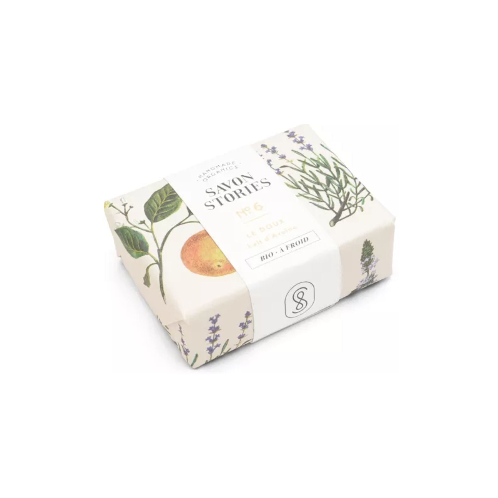 Savon Stories, Savon Bio & Naturel au Lait d’Avoine N°6 Le Doux