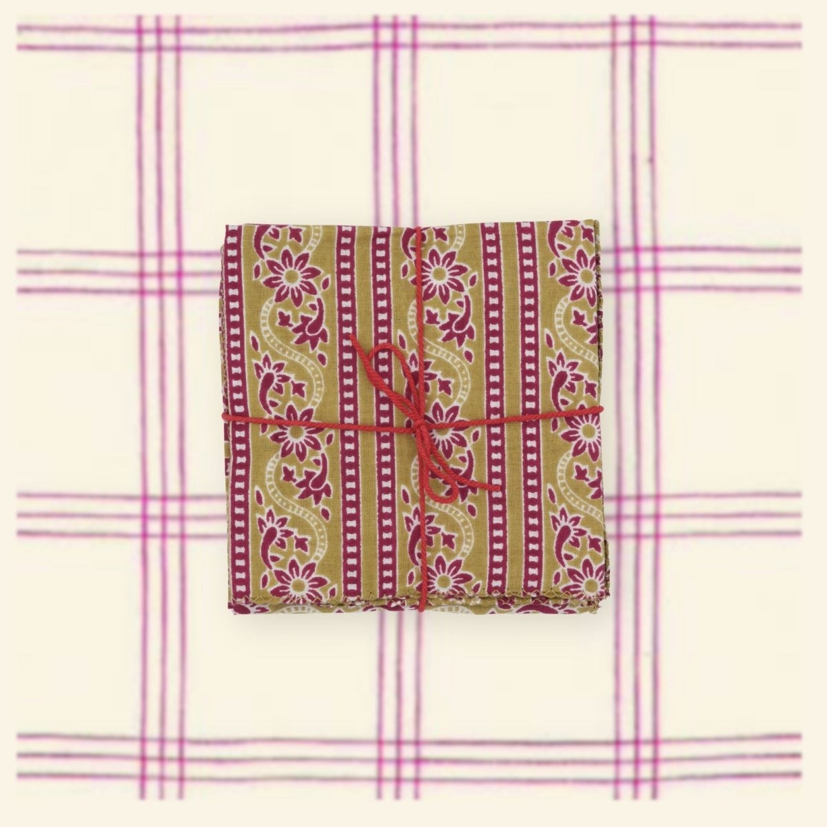 Serviette de table, Suzette à table - Craspedia Tango