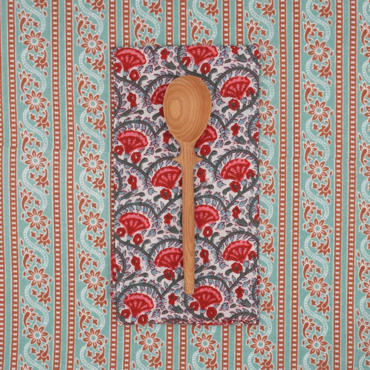 Serviette de table, Suzette à table - Celosia Tomato