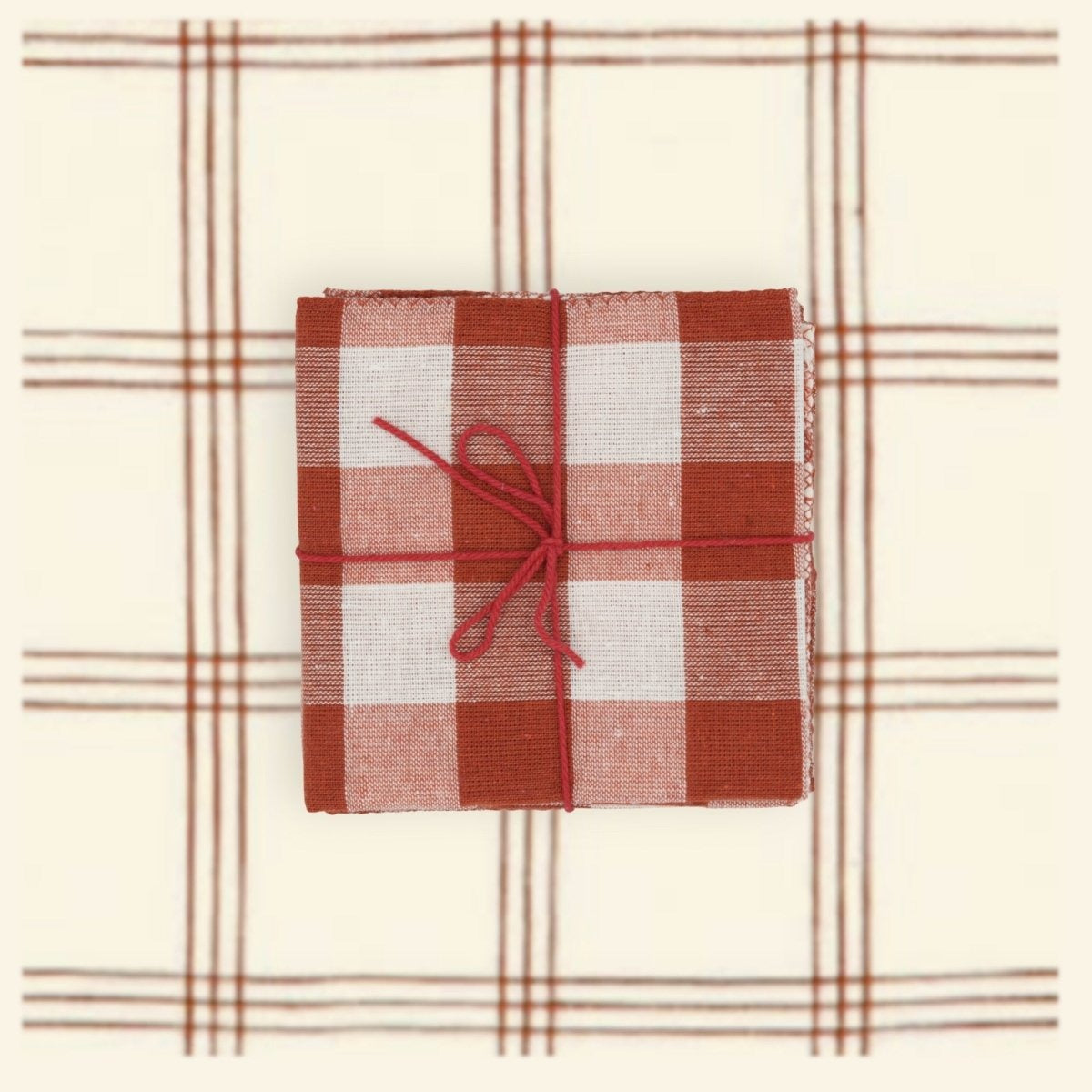 Serviette de table, Suzette à table - Fougère Ginger