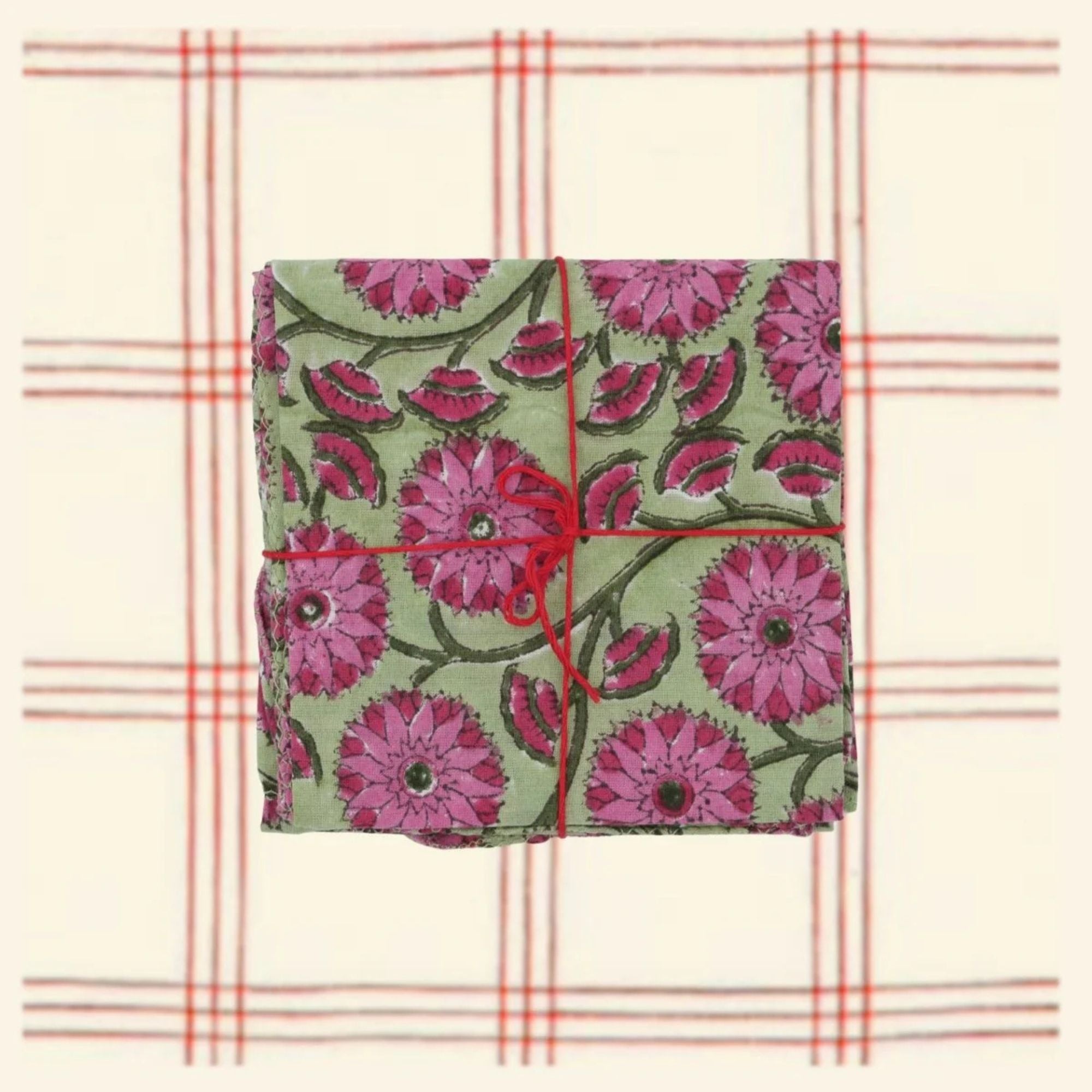 Serviette de table, Suzette à table - Clarkia Sangria