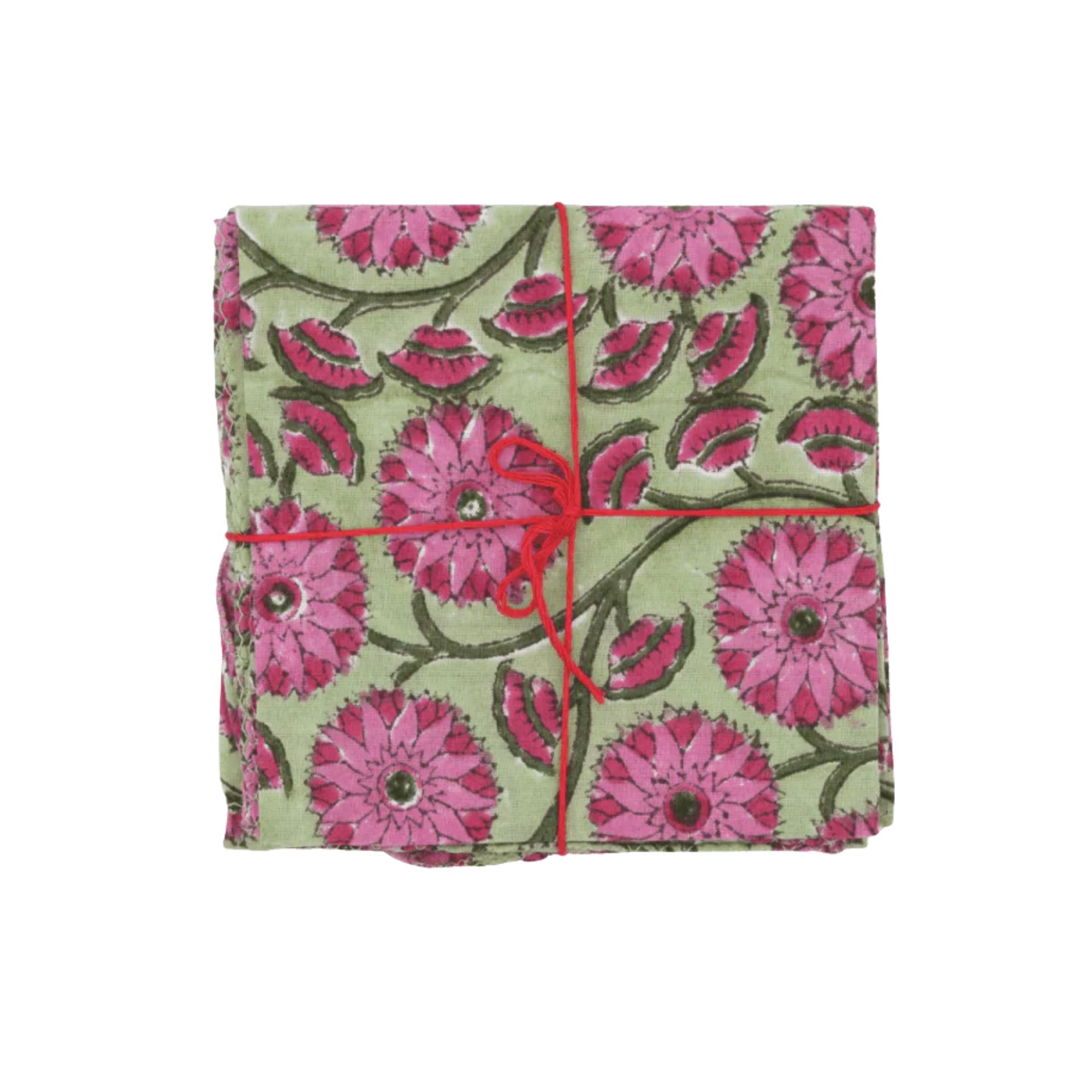Serviette de table, Suzette à table - Clarkia Sangria