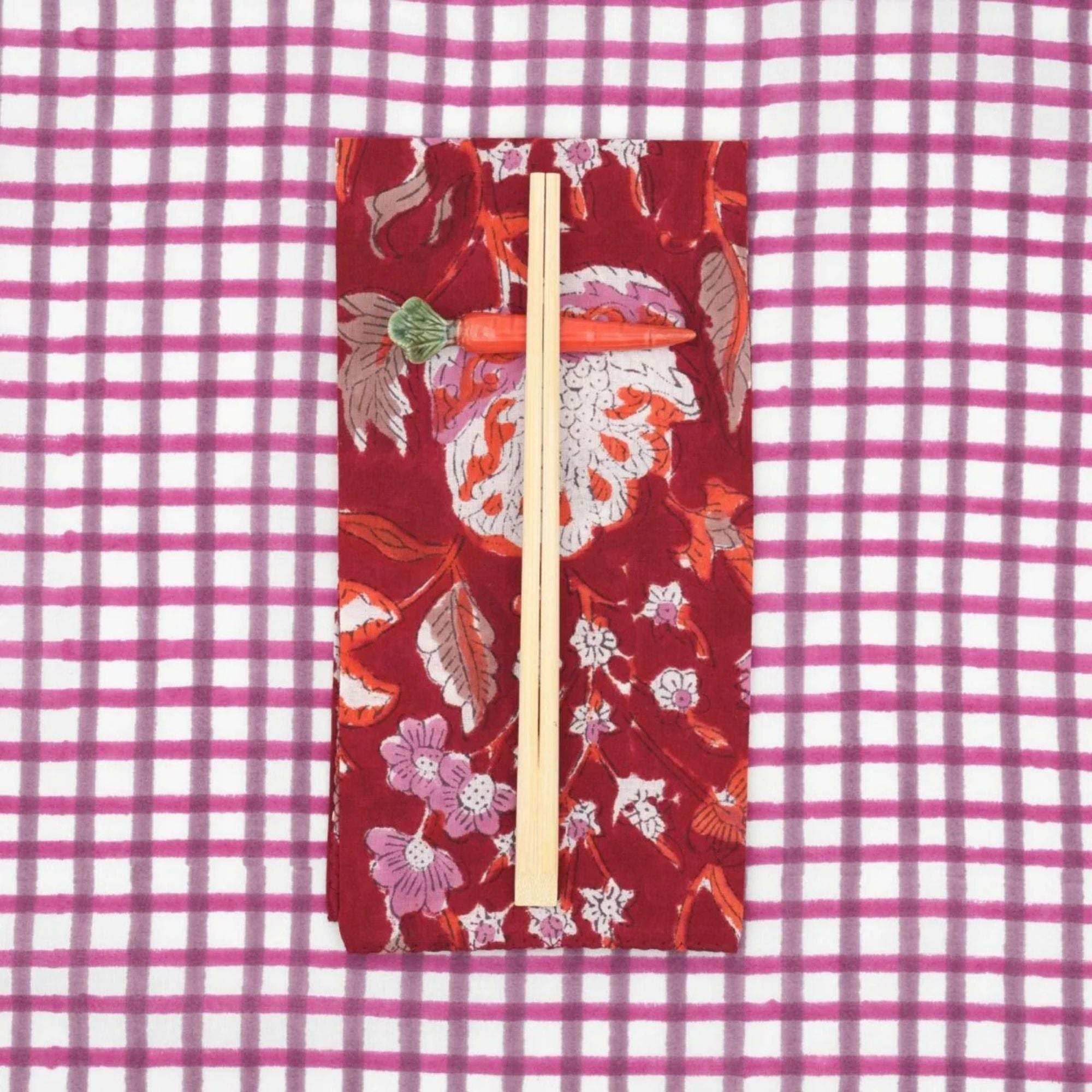 Serviette de table, Suzette à table - Clivia Burnt