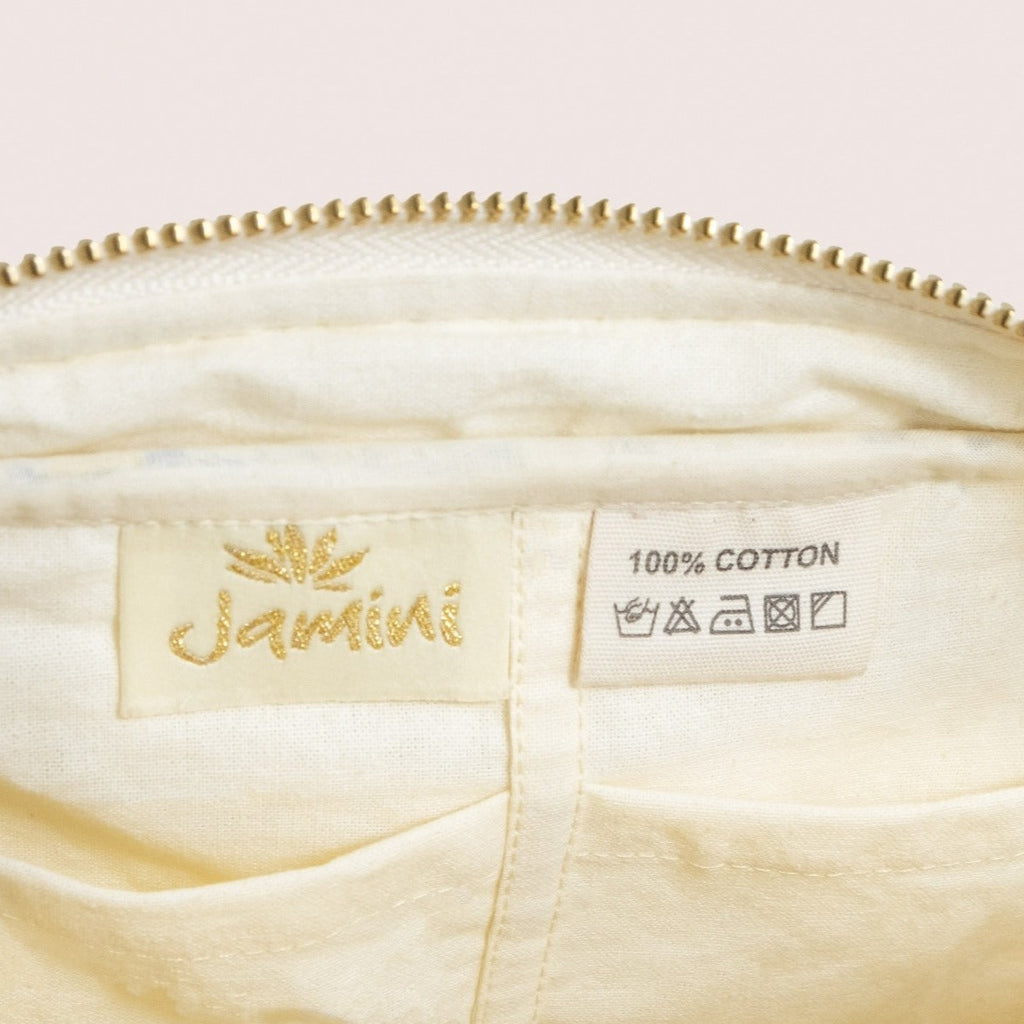 Trousse moyenne Jamini Design - Banna Vert pin