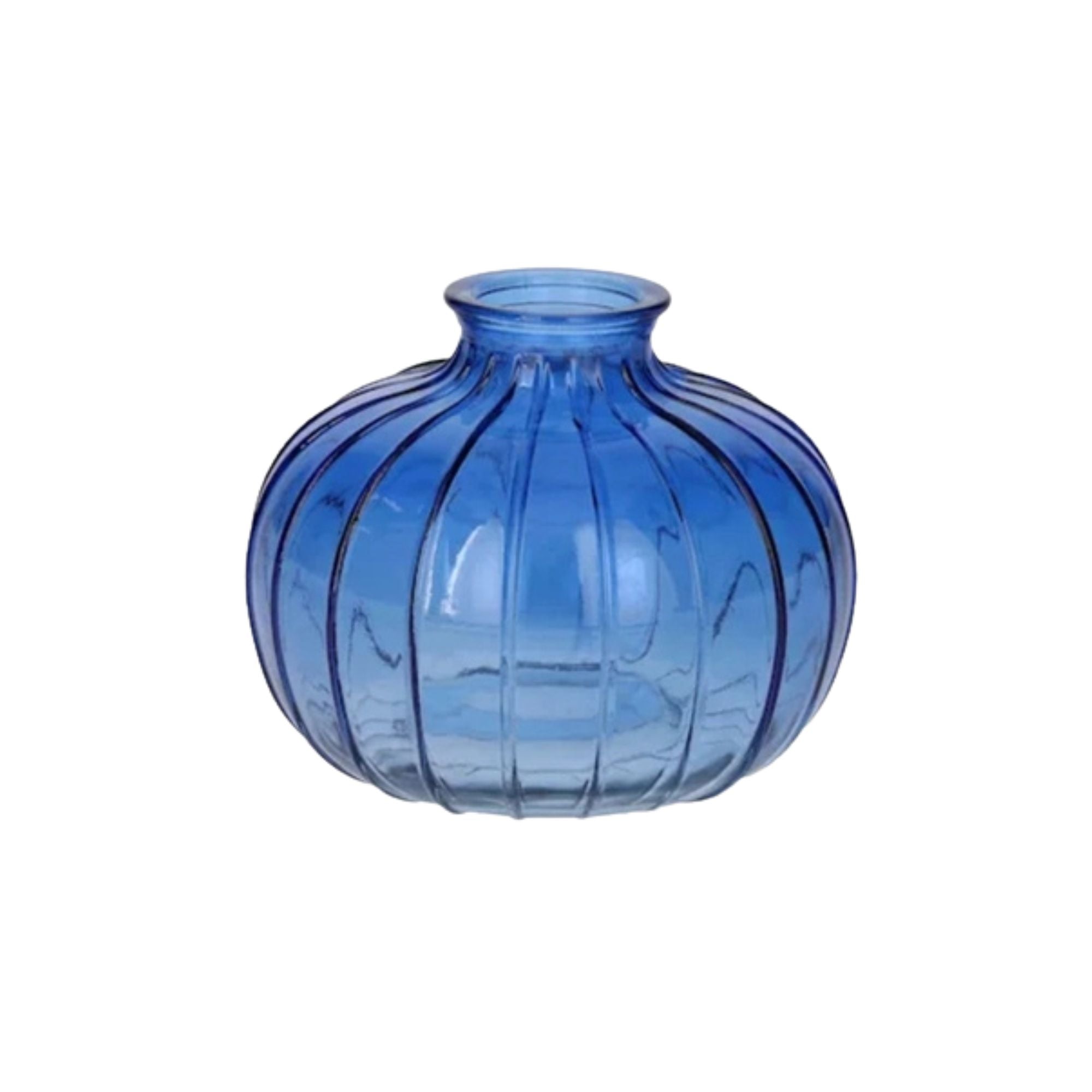 Wildflowers by Floriette, Bouteille Carmen Ronde - Bleu Cobalt