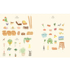 Zoé de Las Cases, Cahier de coloriage et de stickers Le Marché