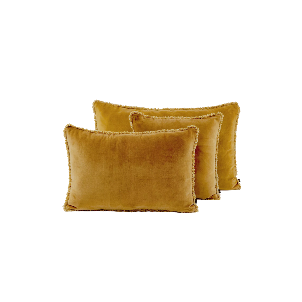 Haomy, Housse de coussin - Kobe Cumin - Carré 45 x 45 cm