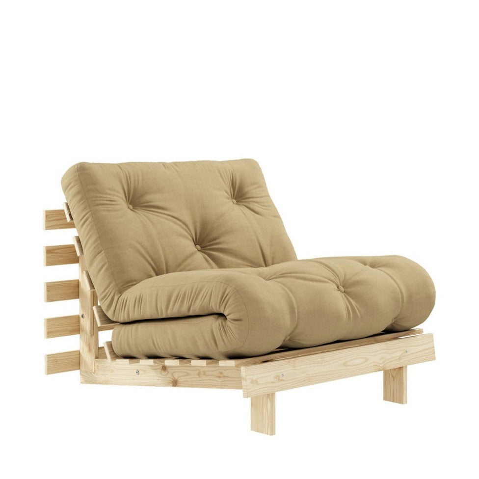 Fauteuil Convertible Roots 90 Karup - Wheat Beige
