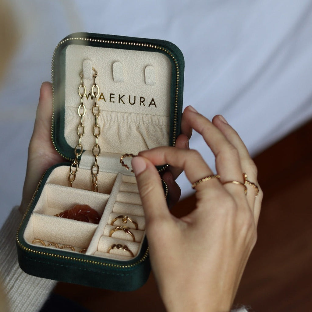 Waekura, Grande boîte à bijoux - Olive