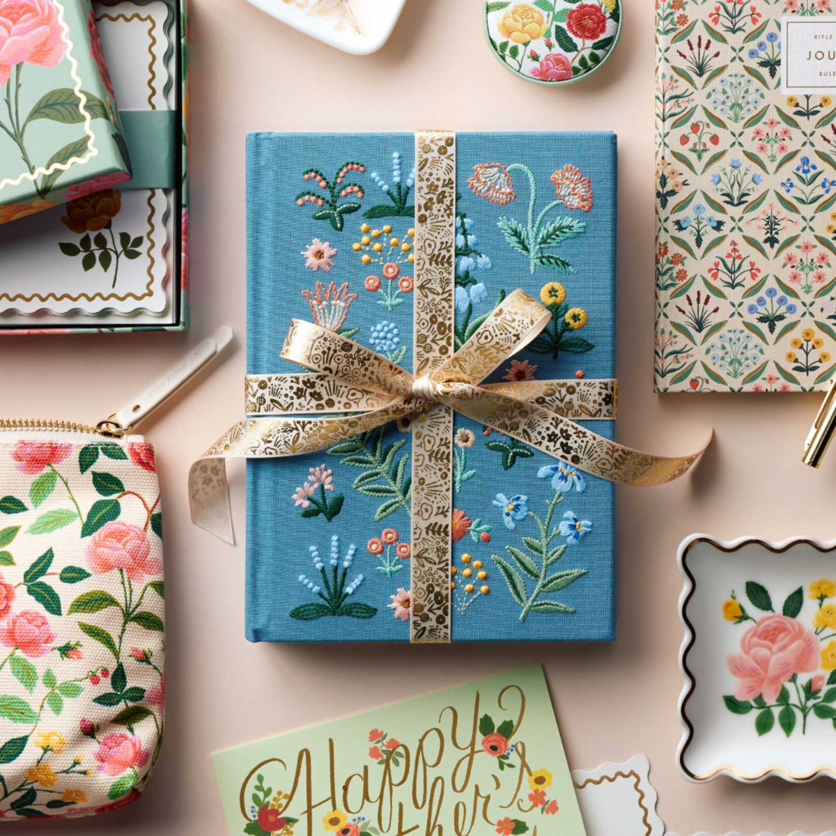 Rifle Paper Co, Journal brodé - Jardin de la ménagerie