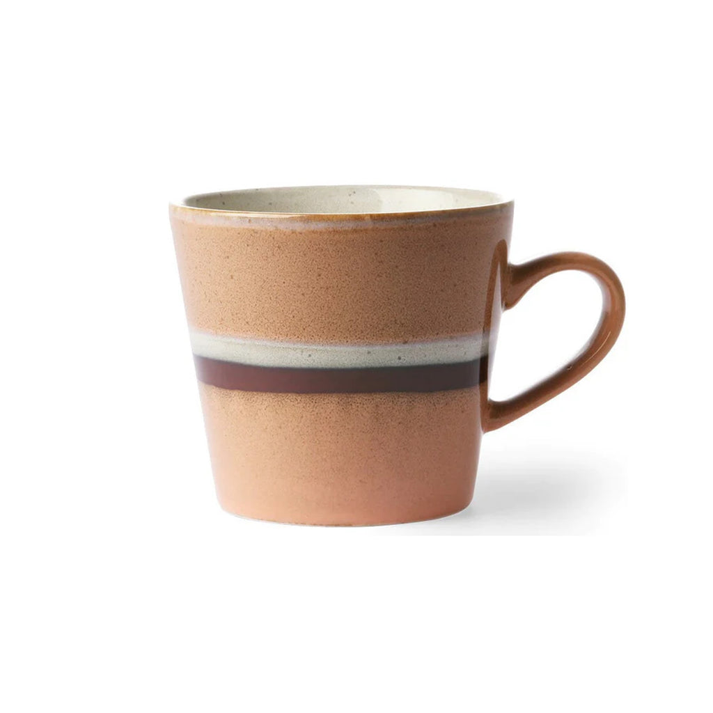 Mug cappuccino en céramique 70's HK Living - Stream