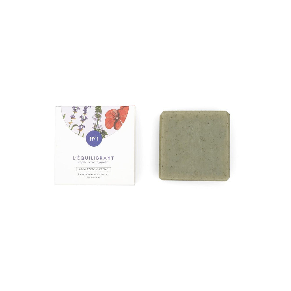 Savon Stories, Savon Bio & Naturel à l'Argile Verte - N°1 L’Équilibrant - 50 g
