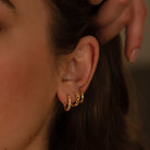 Pohesia, Boucles d'oreilles - Cassis Or