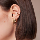 Pohesia, Boucles d'oreilles - Cassis Or