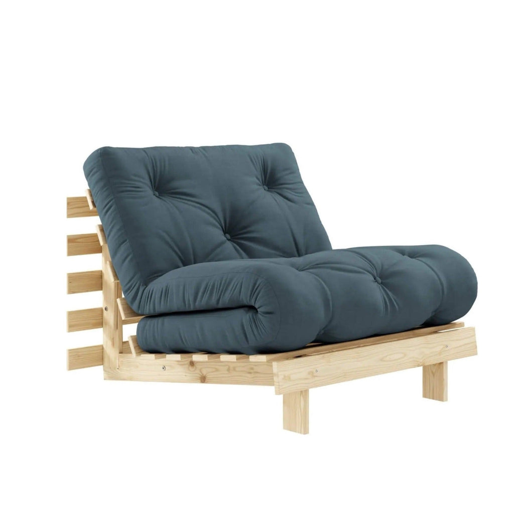 Fauteuil Convertible Roots 90 Karup - Petrol Blue