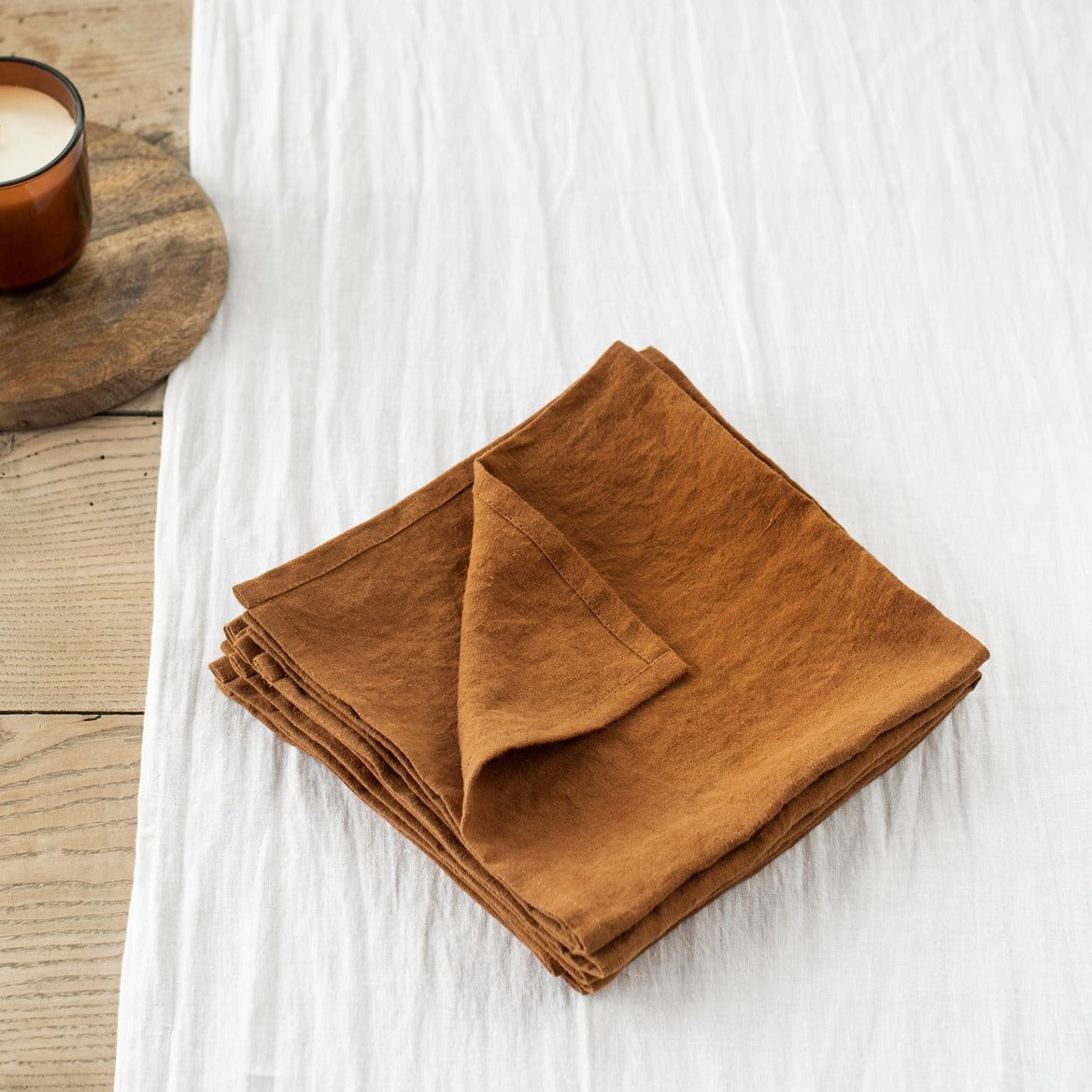 Serviette de table Magic Linen - Cinnamon