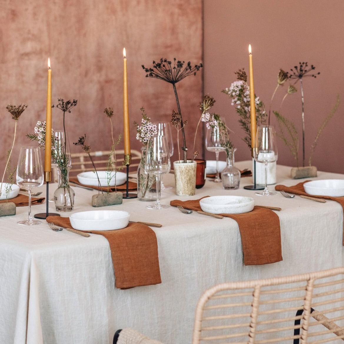 Serviette de table Magic Linen - Cinnamon