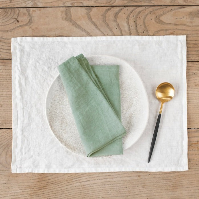 Serviette de table Magic Linen - Vert matcha