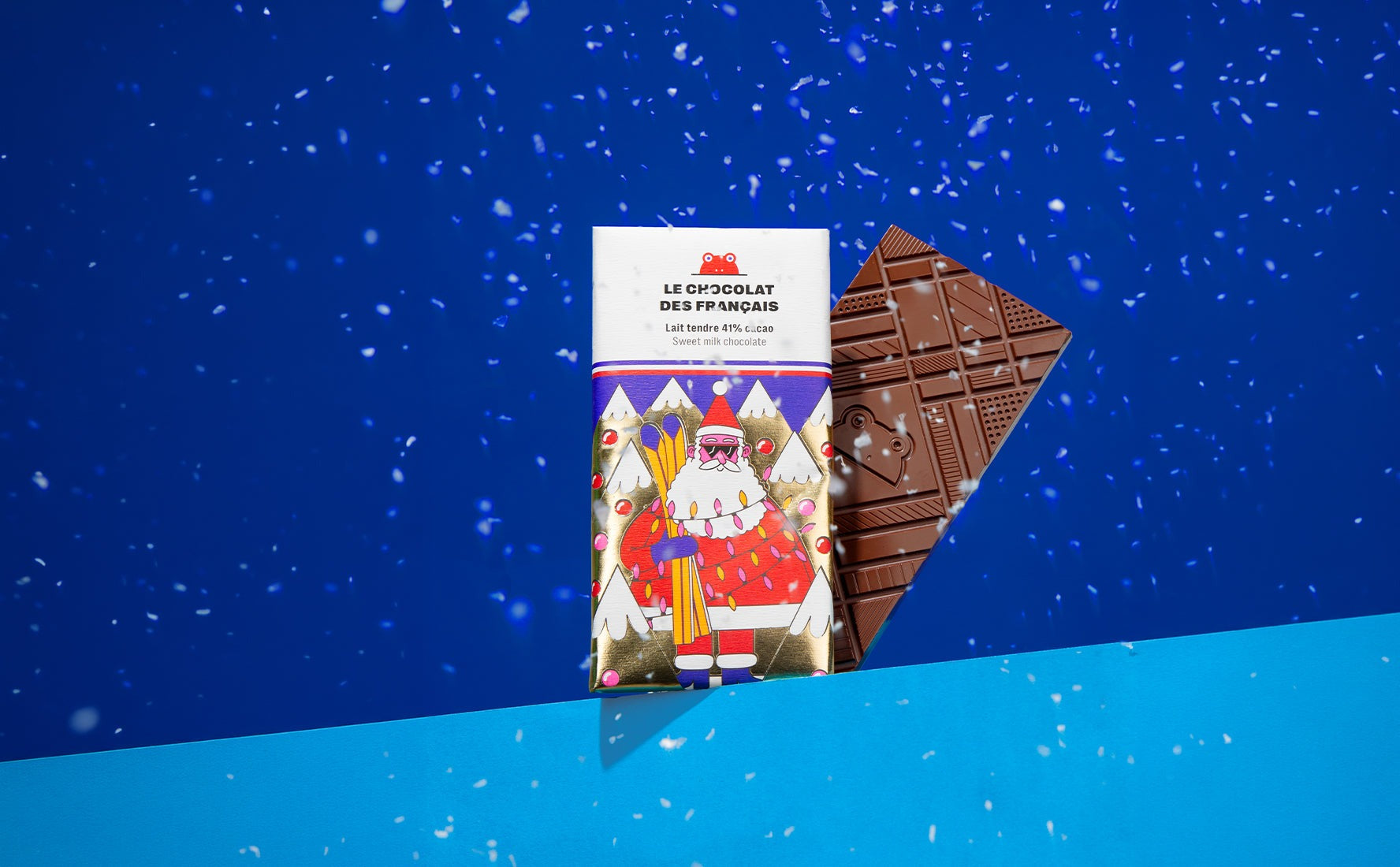 Le Chocolat des Français - Tablette Chocolat - Noël, chocolat au lait