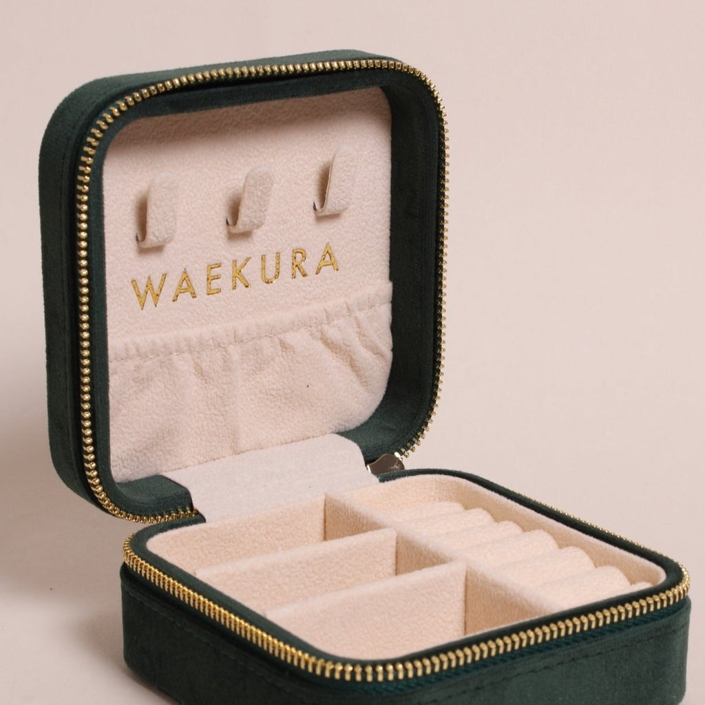 Grande boîte à bijoux Waekura - Vert Empire