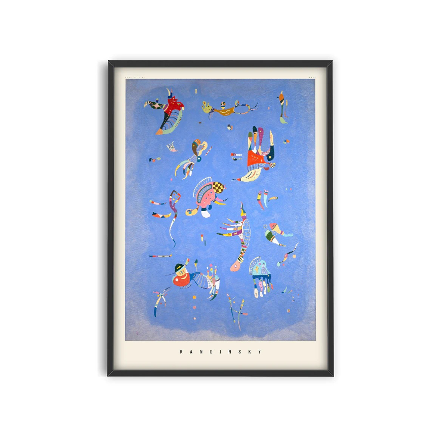 Affiche PSTR Studio - Bleu de ciel de Kandinsky