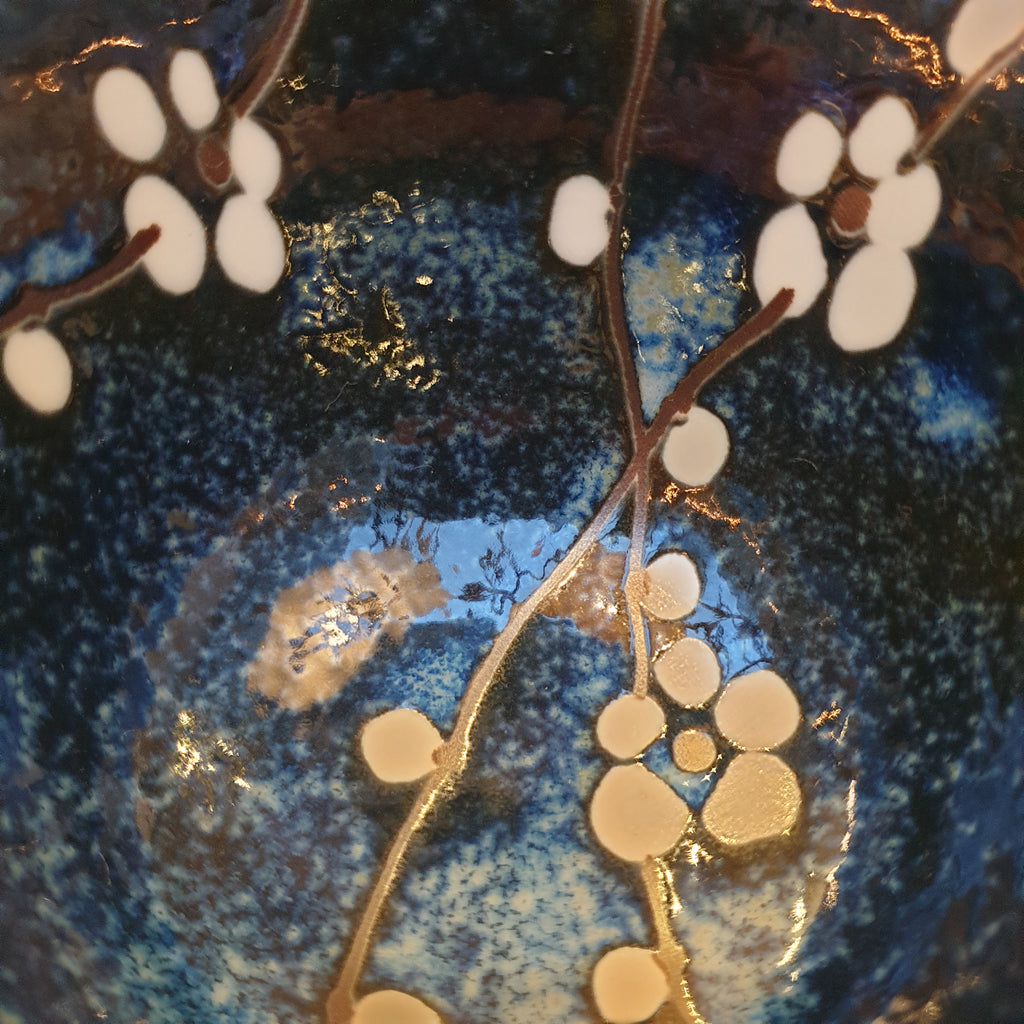 Porcelaine japonaise - Petit bol motif cerisier
