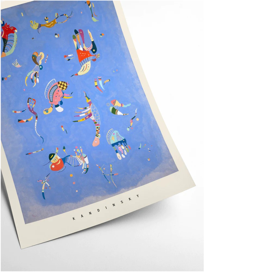 Affiche PSTR Studio - Bleu de ciel de Kandinsky