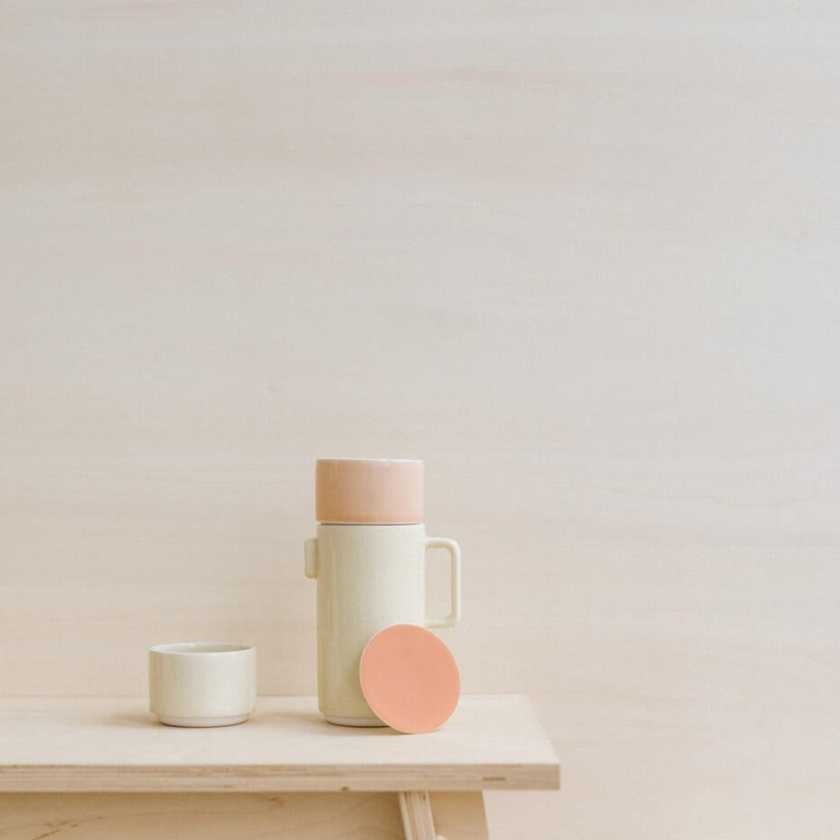 Gobelet Studio 2.0 L en céramique Jars - Blush & Celadon