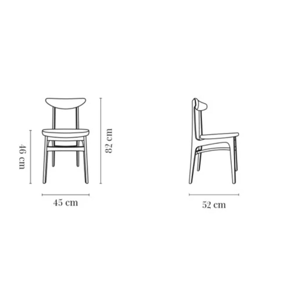 Chaise 366 Concept Velours Velvet