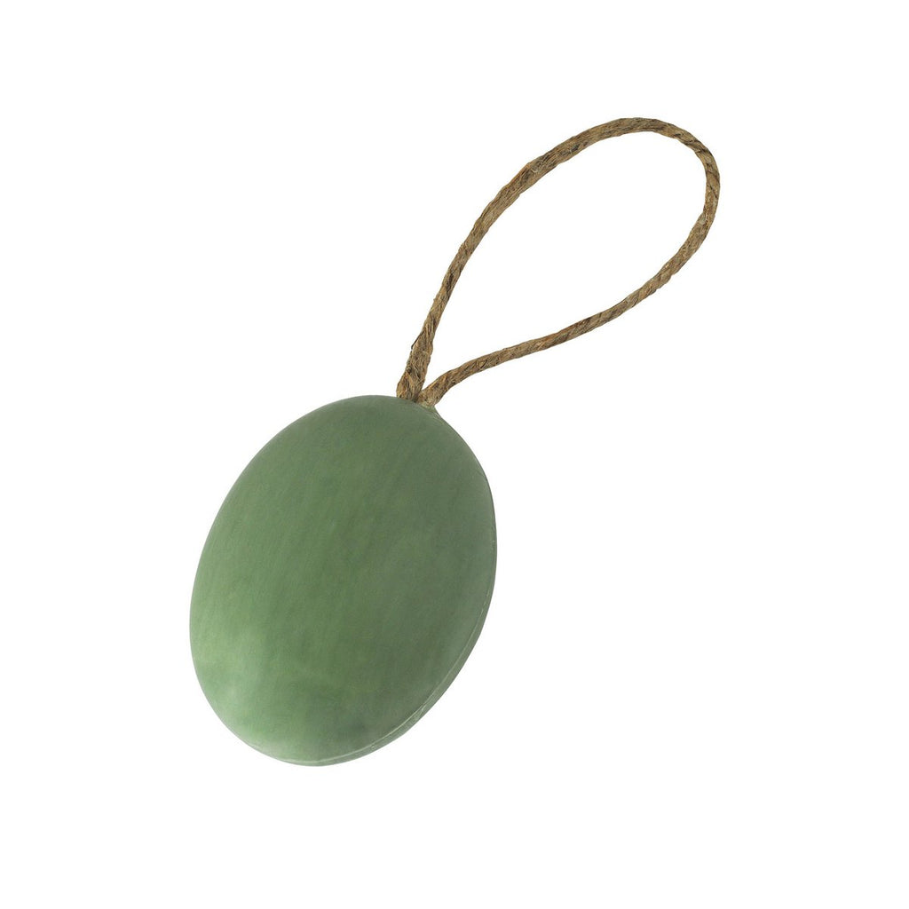 Savon ovale sur corde - Olive