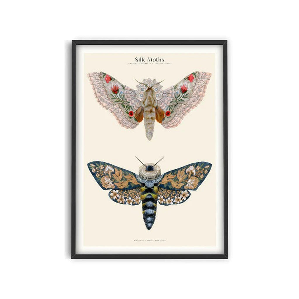 Affiche PSTR Studio - William Morris, Silk Moths No.3