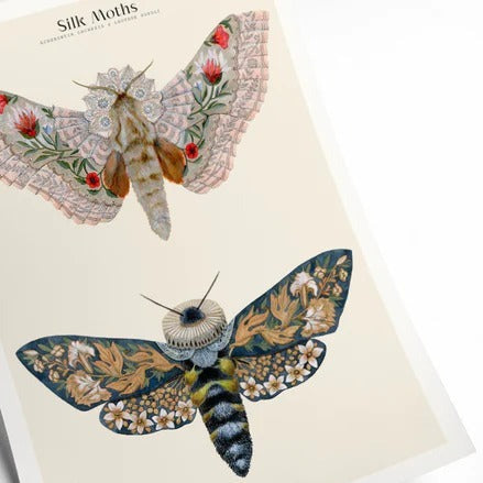 Affiche PSTR Studio - William Morris, Silk Moths No.3