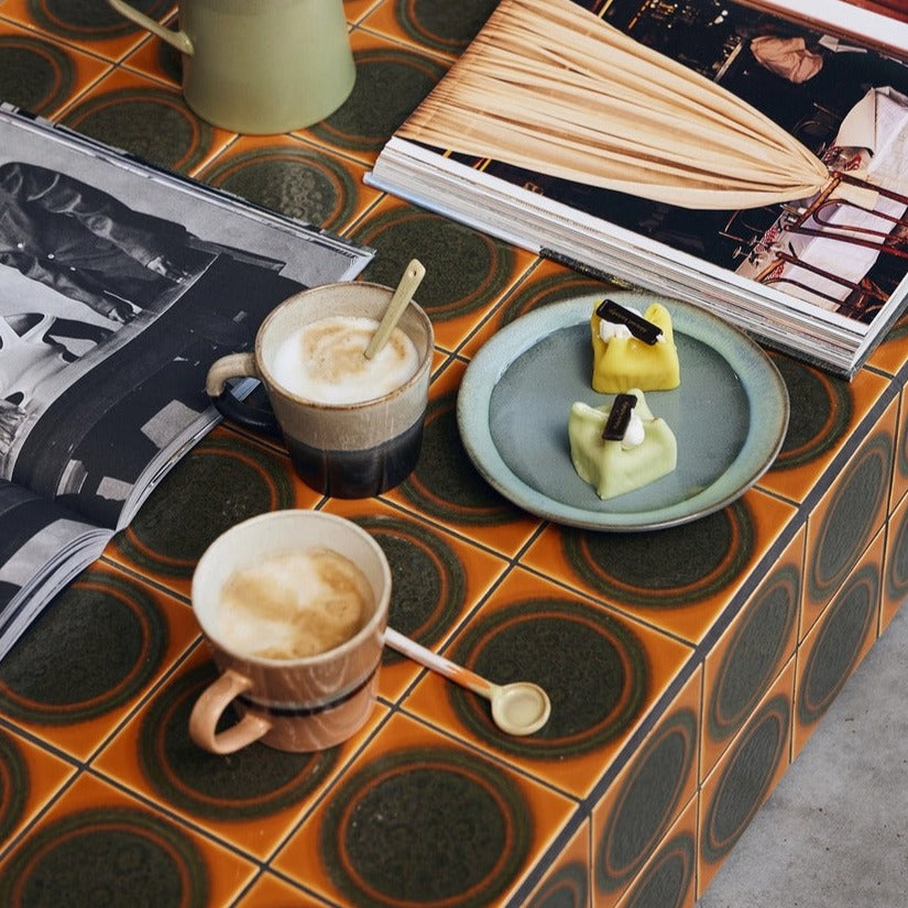 Mug cappuccino en céramique 70's HK Living