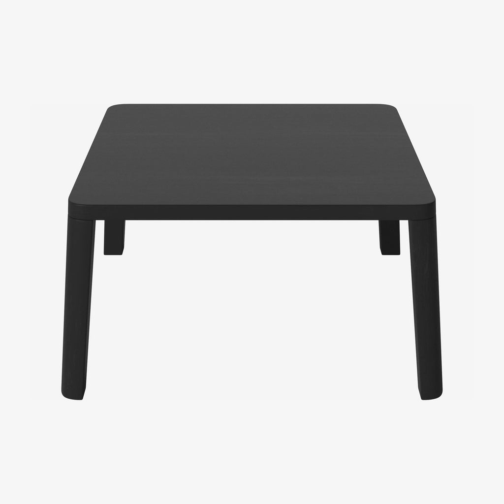 Table basse Graceful Bolia, Chêne teinté noir huilé - Carrée, plusieurs dimensions