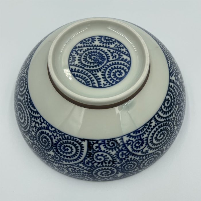 Porcelaine japonaise - Grand bol motif pieuvre