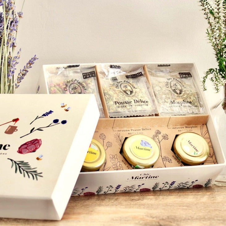 Coffret Infusions - Miels «Chic Martine»