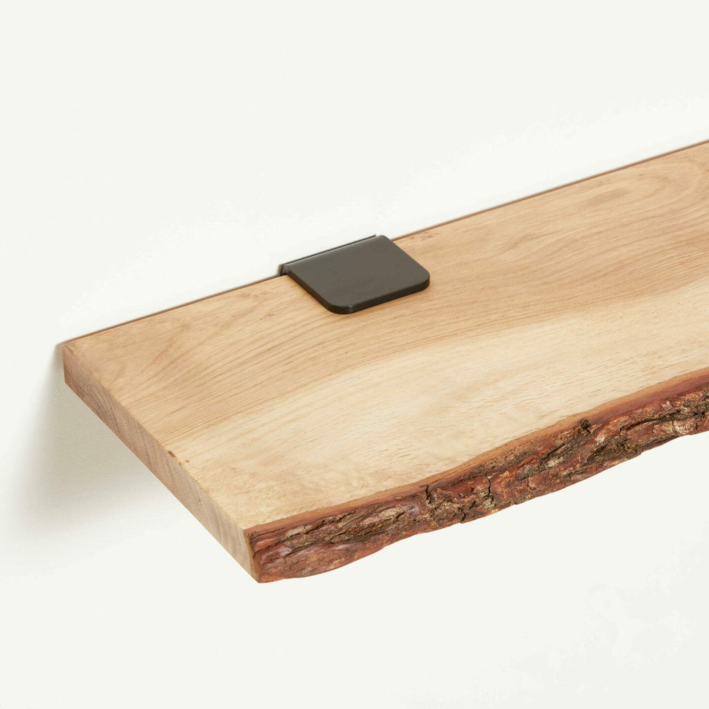 Etagère en bois brut avec écorce TIPTOE - 90x20cm