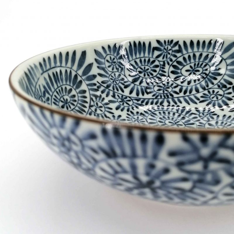 Porcelaine japonaise - Saladier motif jungle