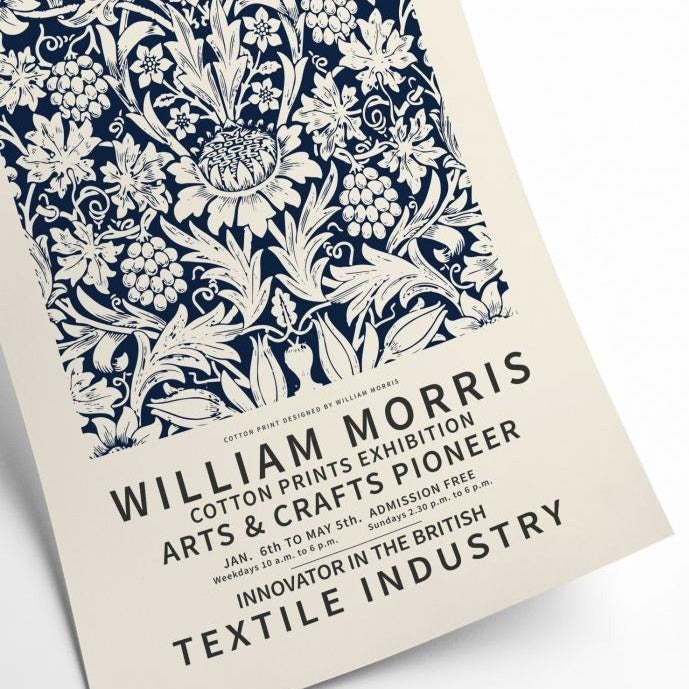 Affiche PSTR Studio - William Morris Arts & crafts pioneer