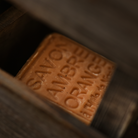 Savon cube Ambre-Orange à l’huile de Nigelle