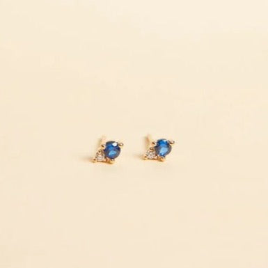 Boucles d'oreilles Waekura - Filae bleues