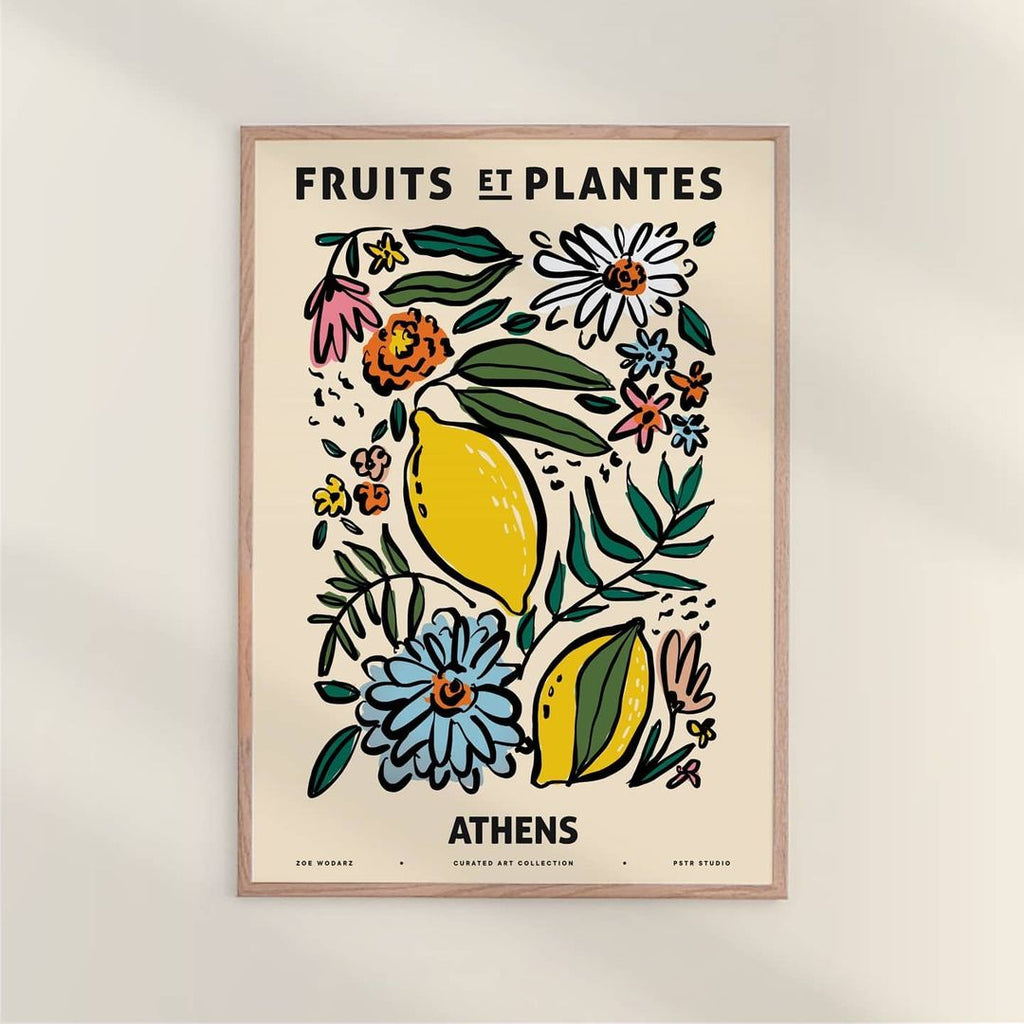 Affiche PSTR studio - Fleurs et plantes Athens