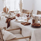 Nappe Magic Linen rectangle - Blanche