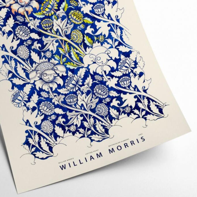 Affiche PSTR Sudio- William Morris, Watercolor Flowers