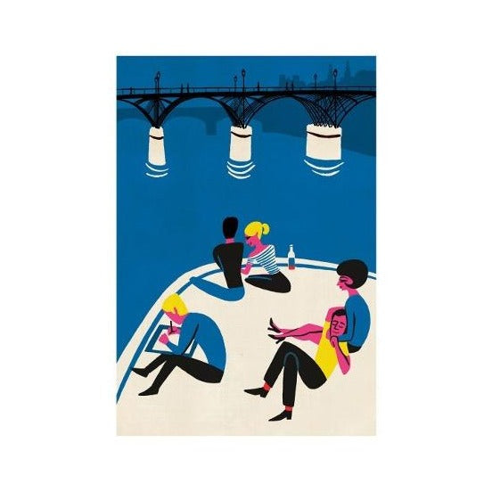 Affiche Sergeant Paper - Le Pont des Arts by Paul Thurlby
