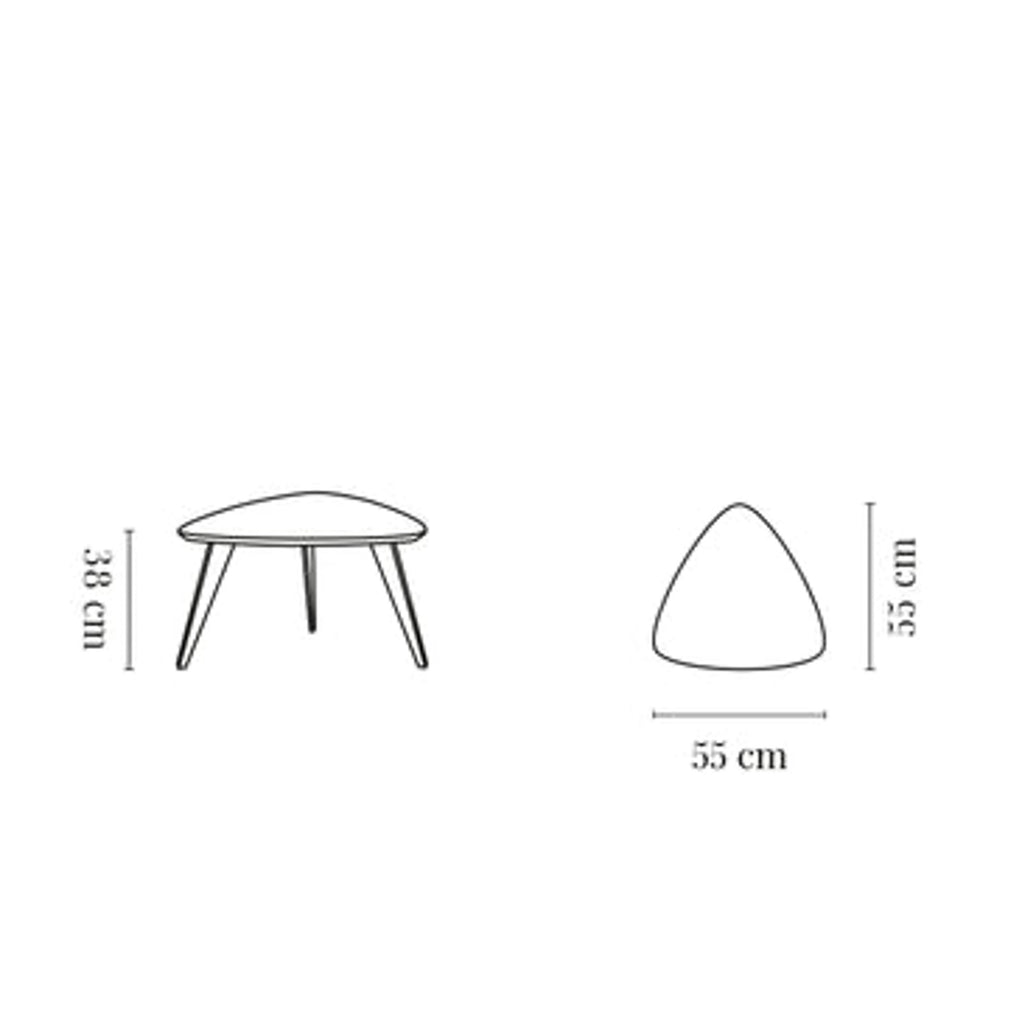 Table basse triangulaire 366 Concept - Taille S
